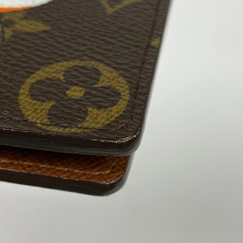 Louis Vuitton Monnaie Portefeuille Bi Cartes Monogram Credit fold Panda Wallet